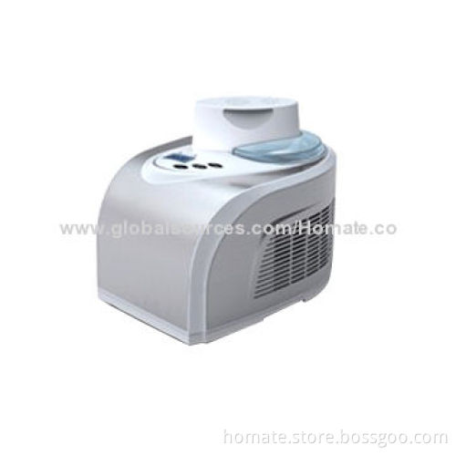 Ice Cream Maker with Built-in Compressor, Fully Automatic